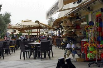 Cyprus, Limassol Outdoor Cafe